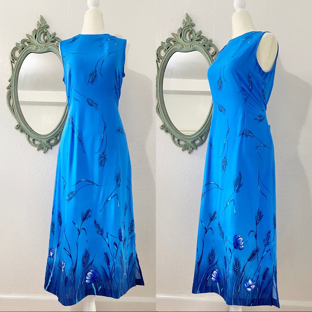 Vintage Cabrais Collection Maxi Dress